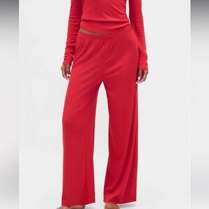 Gap Mini Rib Wide-Leg PJ Pants (Tall)